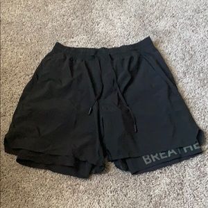 Lululemon 5” Breathe Repeat shorts